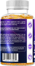 Vitamatic Milk Thistle Gummies - 3000 mg Equivalent - Liver Detox & Anti Oxidant Health - Min. 80% Silymarin Flavonoids - 60 Pectin Based Gummies...