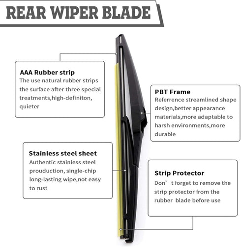 Rear Wiper Arm Blade Nut Set Replacement for Jeep Grand Cherokee 2014-2022,Rear Wiper Cover Accessories Assembly, Wiper Cap Set for Back Windshiel...