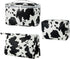 Makeup Bag Set Cosmetic Bag 3 Pieces Small Makeup Bags for Women with Cow Animal Milk Mini Cute style Travel Pouch Bags...