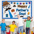 Happy Father's Day Bulletin Board Father's Day Bulletin Board Decoration Set Father's Day Cutouts Father Child Bulletin Boards for School Offices ...
