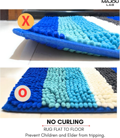 Rug Pad Gripper - Strong Rubber Gripper for Rugs, Double Sided Sticker Under Carpet Prevent Sliding and Lifting from Hardwood and Tile Floors, Reu...
