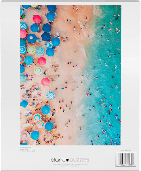 Buffalo Games - blanc - Day at The Beach, Mexico - 500 Piece Jigsaw Puzzle , White...