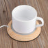 USB Wood Grain Cup Warmer with USB Cable Electric Cup Drink Plate Tea Mat Coffee Warmer Pad for Home Use(Wood Grain Gloss)...