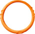 FH Group Steering Wheel Cover (Silicone W. Grip & Pattern Massaging grip Orange Color-Fit Most Car Truck Suv or Van) Orange...