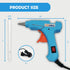 Hot Glue Gun Kit with Case - 20w Mini Hot Glue Gun Set and 10 Small Glue Sticks - for Kids and Adults, School, DIY Art and Repairs, Including Carr...