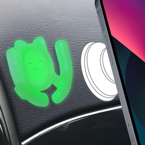 Multi-Surface Holder Car Mount 2 Pack Compatible for Popsocket Grip Holder for Pop Mount Device Support Accessory Desk Wall Mount Cute Cat Strong ...
