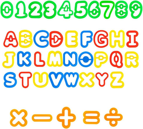 Alphabet & Numbers Dough Cutter Kit,1.5"- 2",Set of 41...