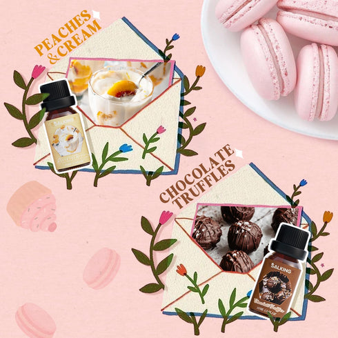 SALKING Fragrance Oil Gift Set for Mom, Premium Essential Oil for Diffuser, Scented Oil Gift for Mother's Day, Diffuser Oil for Soap & Candle Maki...