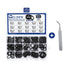 Gelisen 220Pcs Nitrile Rubber O-Rings Kit Thickness 2.4mm 15 Size Universal NBR Metric Washer Gasket Assortment Set for Automotive Faucet Pressure...