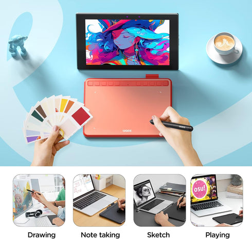 P01D Battery-Free Stylus for Ugee M708 V3/S640/S640W/S1060/S1060W Drawing Tablet......