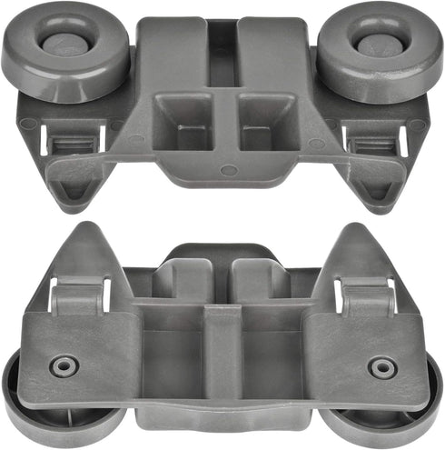 4-Pack W10195417 Dishwasher Wheels Replacement for Kitchen-Aid Kenmore Whirlpool JennAir, Ultra Durable Lower Dishrack Wheels, Replace Part Number...