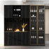 DUUEIHHUER Black Wallpaper Wood Grain Wallpaper Peel and Stick Wall Decoration Contact Paper Retro Wooden Board Kitchen Bedroom Decoration Furnitu...