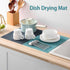 Colinda Silicone Dish and Cup Drying Mat - Extra Large Trivet for Hot Dishes, Large Size Hot Pots and Pads Coming Directly Out from the Stove or O...