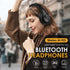 JH-923 Wireless Headphones Over Ear, 65H Playtime, 3EQ Sound Modes, Hi-Res Audio with Deep Bass Microphone,Foldable Lightweight Bluetooth Headphon...