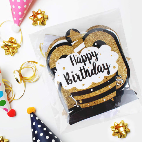 LINGTEER Happy 55th Birthday Table Honeycomb Centerpieces Cheers to 55th Birthday 55 Years Old Party Table Decorations Gift Sign....