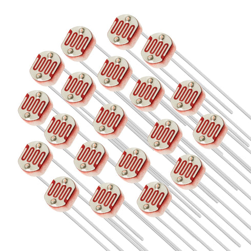 Chanzon 5mm 10 ? ohm Photoresistor LDR Resistor 5549 GL5549 Light-Dependent Photoconductor 20pcs Photo Light Sensitive...