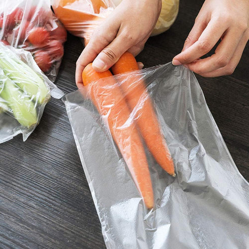 3 Rolls Plastic Bags Disposable Food Storage - 3 Size - 240pcs Bags...