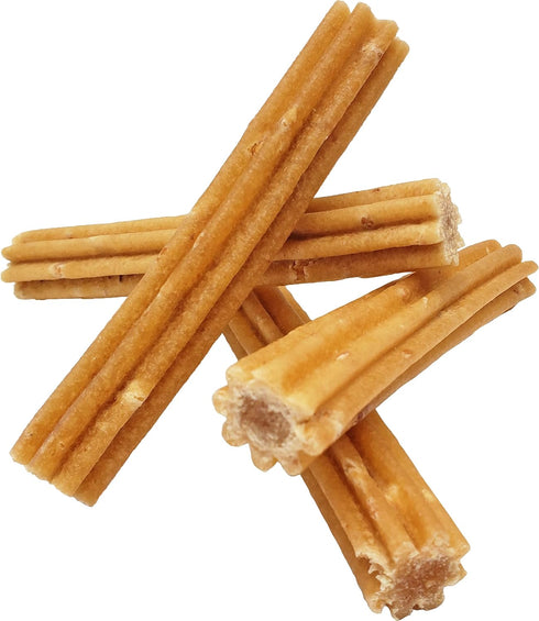 Churro Chew | USA Made | Lactose - Soy - Grain - Gluten Free | for All Dogs | 4 Churro Chews | Real Cheese & Peanut Butter Flavor...