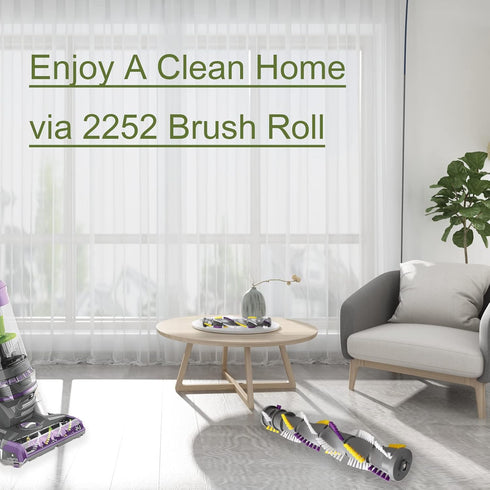 FFsign 2252 Brush Roll & 2 Belts Replacement Compatible with Bissell Cleanview 2252 2254 2489 22543 24899 1327 1333 1813 1819 1820 Vacuum, for Par...
