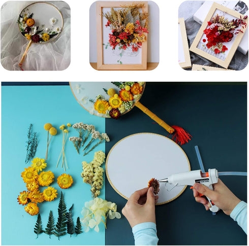 4 Packs Real Natural Dried Flowers for Making Mobile Phone Case Candle Handmade Crafts Epoxy Resin Pendant Necklace Jewelry DIY Accessories,Mixed ...