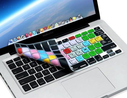 XSKN Adobe After Effects Shortcuts Keyboard Skin Hot Keys AE Keyboard Cover for MacBook Air 13 & MacBook Pro 13 15 17, Retina (US/European ISO Key...