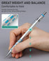 Nicpro 36PCS Blocky Gear Mechanical Pencil Set with Case, Metal Mechanical Pencils 0.3, 0.5, 0.7, 0.9, 2mm Lead Holder for Art Drawing Sketching w...
