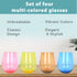 Lily's Home Unbreakable Poolside Acrylic Stemless Wine Glasses and Water Tumblers, Made of Shatterproof Plastic and Ideal for Indoor and Outdoor U...