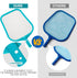 Pool Skimmer - Pool Skimmer Net without Pole, 16.5" x 9.5", Pool Net with Fine Mesh Net, Plastic Frame, Ultra-fine Pool Skimmer for Ponds, Fish Ta...