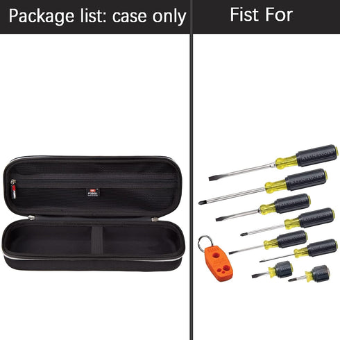 EVA Hard Carrying Case Compatible with Klein Tools 80021/85148 / 85146 Screwdriver Set with Magnetizer/Demagnetizer (Case Only)...