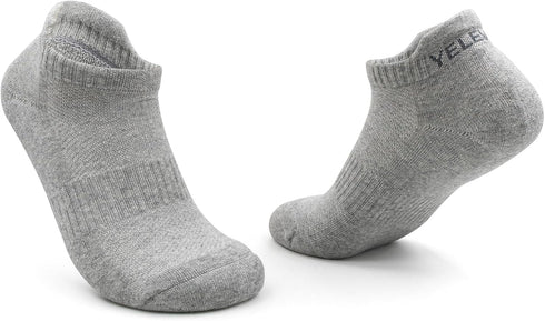 No Show Ankle Running Socks Men & Women Low Cut Hidden Athletic Cushioned Sports Tab Socks for Hiking Cycling Golf Gym Tennis Walking Workout 3 Pa...