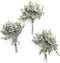 Ling's Moment Artificial Plants Eucalyptus Leaves Branches,18Pcs 15" Tall Fake Greenery Filler Decor w/Stems, Realistic Texture Flocked Plants for...