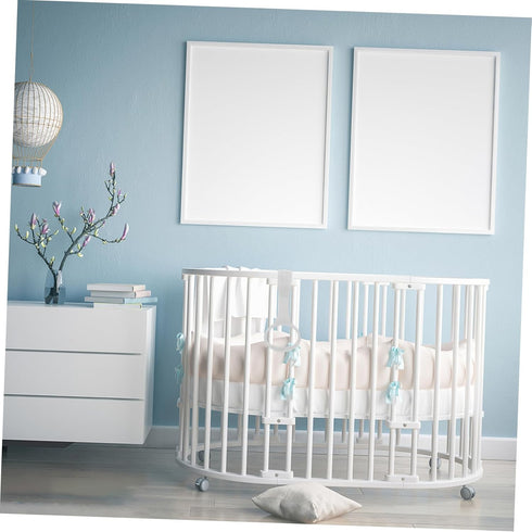 ibasenice Dedicated Exercise Assistant Accessories - 1 Pair Children Bed Playpen Cot Children Items PP Walking Exercise Assistant Children Hanging...