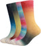 EnerWear 4 Pack Women's Merino Wool Outdoor Hiking Trail Crew Sock...