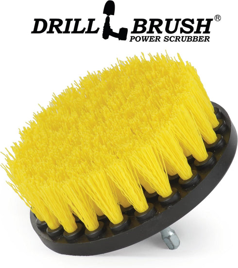 Cleaning Supplies - Scrub Brush for Tile - Bathroom Accessories - Drill Brush - Bathroom Cleaner Brush - Bath Mat Brush - Carpet Cleaner - Shower ...