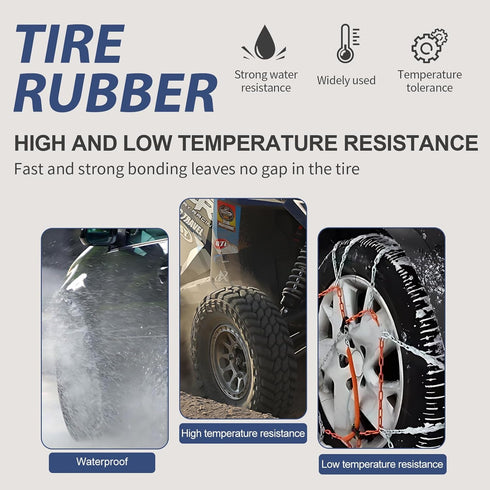 Black Tire Repair Glue, 50g Rubber Strong Adhesive, Rubber Glue, Instant Super Glue for Car, Motorcycle, Jeep, Truck, Tractor tire Puncture Repair...