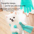 Pet bathing gloves are designed for pet grooming and bathing. They are heat resistant and have high tooth density. They are perfect for bathing an...