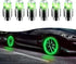 6 PCS Car Hot Wheels Wheel Hub Light, American Style Flashing Breathing Light with Inner Tube Valve, Cool Lighting Modification Accessories, for M...