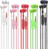 5 Packs Wired Earbuds Earphones with Microphone, Deep Bass Clear Sound, Tangle Free, Noise Isolating, Fits 3.5mm Jack iPhone iPad Samsung Google D...
