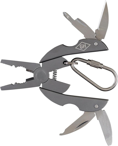 Gentlemen's Hardware - 5-in-1 Titanium Pocket Pliers Multi-Tool, Great for Camping & Hiking, Versatile, Compact & Convenient...