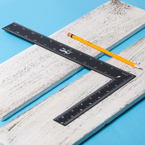 Mr. Pen- Carpenter Square, Framing Square, 8 inch x 12 inch, Carpenters Square, Right Angle Ruler, Framing Tools, L Shape Ruler, Metal Square, Ste...