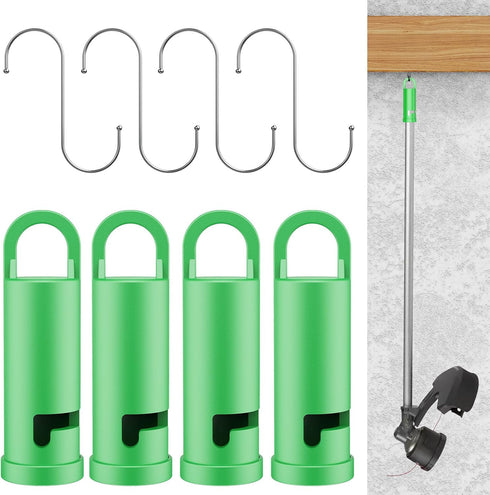 4 Pack Heavy Duty Garage Storage Hooks for EGO Power Multihead System Attachments/Wall Mount/Ego Tool Wall Mount/Tool Storage to Organize Tools/Po...