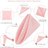 ANECO 16 Pack Square Satin Napkin Bright Silk Table Napkin Soft Smooth Fabric Table Napkin for Wedding Banquet Party Decoration, Rose Gold, 17 x 1...