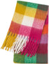 Large Chunky Plaid Scarf Coloured Checked Oversized Scarf Tassel Soft Fall Winter Thick Warm Shawl Women...