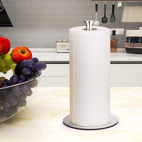 Paper Towel Holder Countertop, OBODING, Kitchen Paper Towel Holder Stand for Kitchen and Bathroom Organization and Storage, Paper Towel Holders fo...