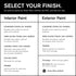 BACKDROP | Premium Interior Paint | Large Adhesive Paint Swatch | WEEKEND UPSTATE - Dark Green With A Hint Of Blue | 12" x 12" Color Sample...