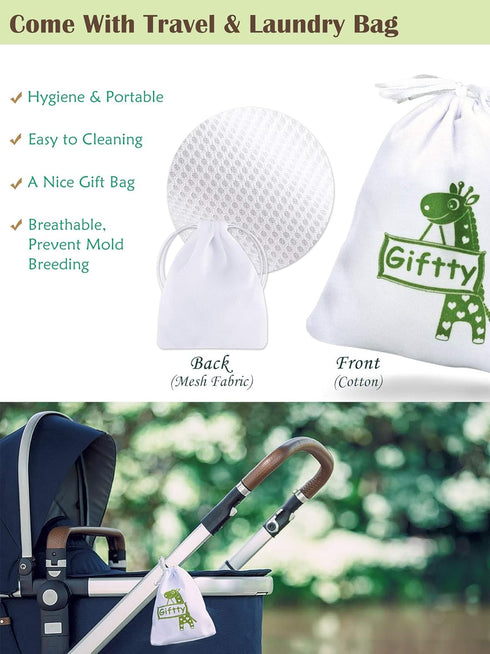 Giftty Panda Teether Mitt - Baby Teething Glove - BPA-Free Silicone - Black and White - 1 Pair + 1 Toothbrush...