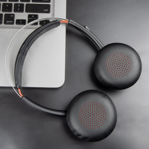 SOULWIT Replacement Earpads Cover for Plantronics Voyager Focus B825/1&2 UC, Voyager 4210/4220, Cushions Ear Pads Cover for Poly BlackWire 5200/C5...