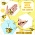 48 Pieces Cute Bee Keychain Bee Rubber Bracelets Bee Birthday Party Favors Honey Bee Silicone Wristband Bee Party Decorations for Birthday Supplie...