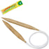 KnitPal 47-inch (120cm) Thick Oak Wooden Circular Knitting Needles with Cable Size 19 - Large Knitting Needles for Chunky Yarn with eBook - US Siz...