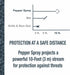 SABRE Runner Defense Spray, 3-in-1 Formula Contains Pepper Spray, CS Military Tear Gas & UV Marking Dye, Max Strength, Reflective Hand Strap For E...